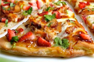 Get a recipe to make this strawberry balsamic pizza at the California Strawberries web site