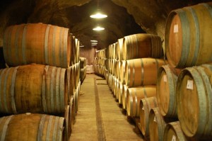 Wine barrels from an SCMWA winery 