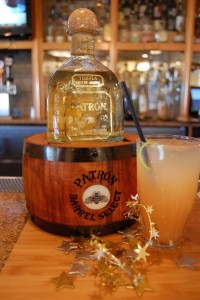 Patrón Barrel Select Tequila and a Chaminade Patrón cocktail 